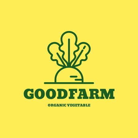 Fresh Market Products Offer Logo Design Template