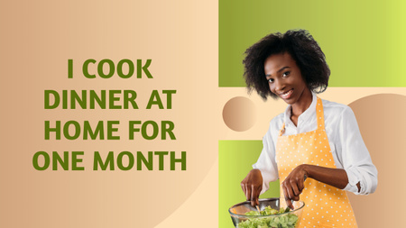 Home Cooking Blog Youtube Thumbnail Design Template