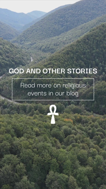 Platilla de diseño Religious Events And Stories With Beautiful Landscape Instagram Video Story