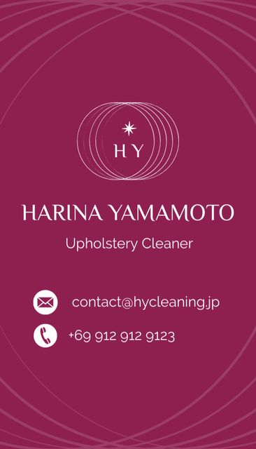 Ontwerpsjabloon van Business Card US Vertical van Upholstery Cleaning Services Offer