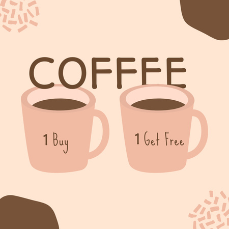 Platilla de diseño Cafe Ad with Coffee Cup Instagram