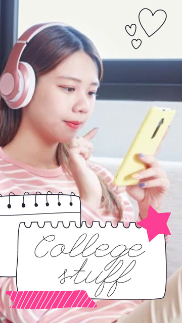 Trendy College Apparel and Gear Promotion TikTok Videoデザインテンプレート
