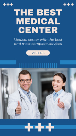 Platilla de diseño Best Medical Center Services Offer Instagram Story