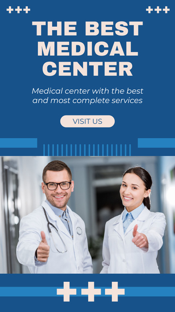 Modèle de visuel Best Medical Center Services Offer - Instagram Story