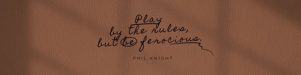 Designvorlage Phrase about Playing by the Rules für LinkedIn Cover