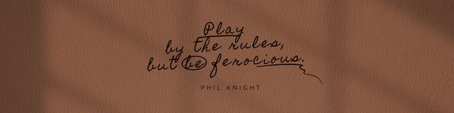 Phrase about Playing by the Rules LinkedIn Coverデザインテンプレート