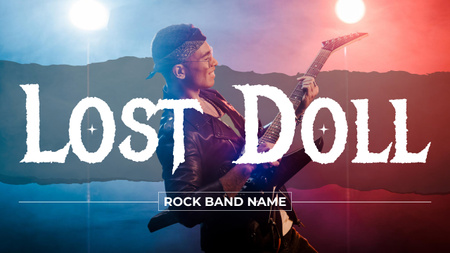 Rock Band Concert Ad Youtube Design Template