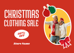 Christmas Clothing Sale Announcement