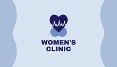 Ad Women's Health Clinic with Illustration of Heart