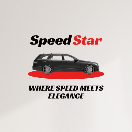 Ontwerpsjabloon van Animated Logo van Promotie voor premium auto-onderhoudsservice