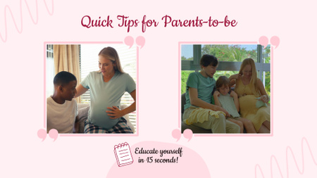 Ontwerpsjabloon van Full HD video van Snelle tips voor toekomstige ouders
