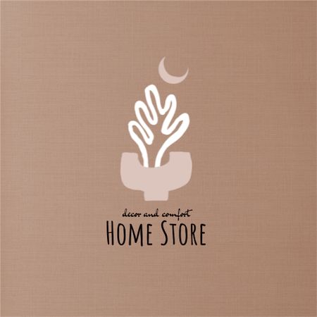 Modèle de visuel Home Decor Offer - Logo