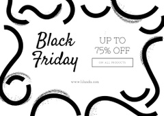 Abstract Ad of Black Friday