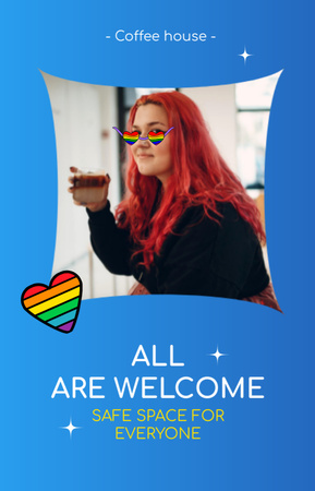 LGBT Friendly Cafe Invitation IGTV Cover – шаблон для дизайна