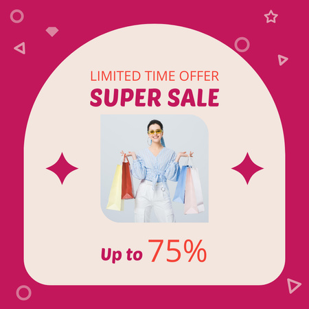 Limited Discount Offer on Fashion Women's Collection Instagram Design Template