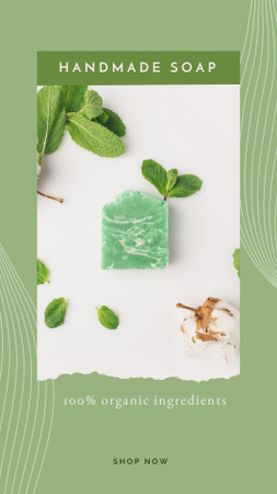 Handmade Soap Instagram Story Design Template