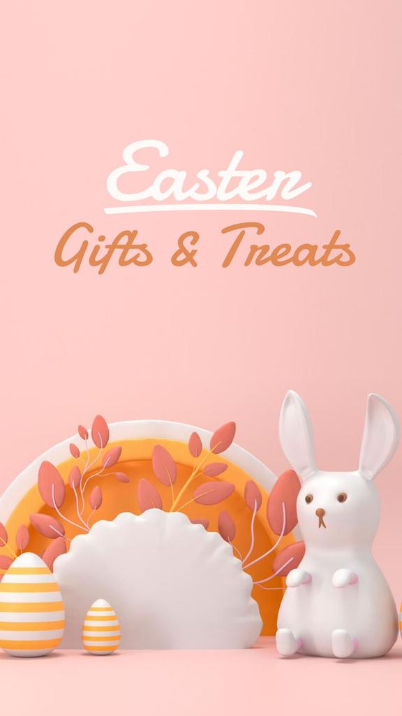 Easter gifts pink Instagram Story Design Template