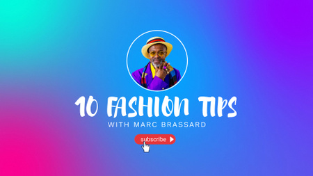Platilla de diseño Age-Friendly Fashion Stylist Tips Vlog YouTube intro