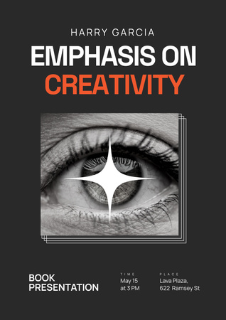 E-book Edition Announcement Poster Design Template
