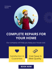 House Repair and Improvement Blue