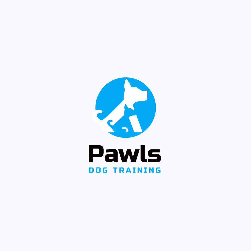 Szablon projektu Dog Training Center Logo 1080x1080px
