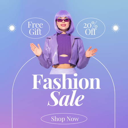 Sale Of Fashion Products Instagram Design Template