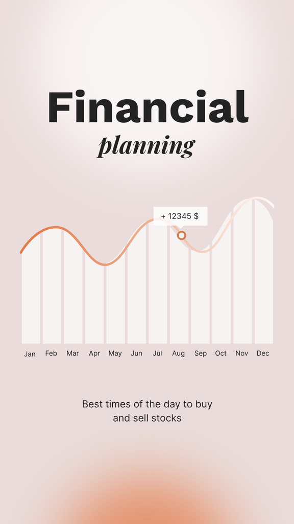 Diagram for Financial planning Instagram Story tervezősablon