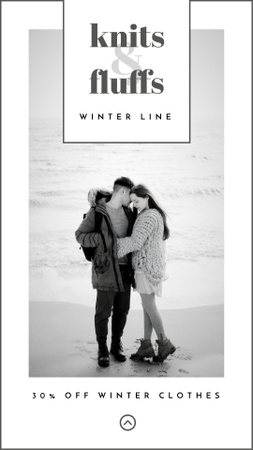 Winter Warm Collection Instagram Story Design Template