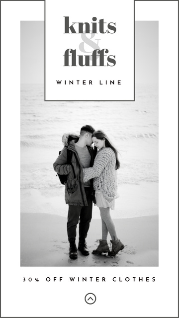 Winter Warm Collection Instagram Story – шаблон для дизайна