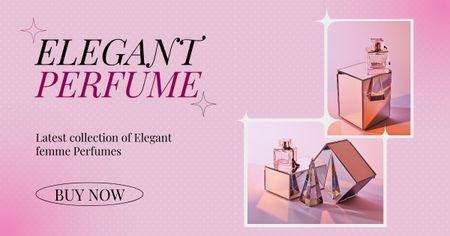 Collection of Elegant Fragrances Facebook AD Design Template
