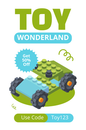 Platilla de diseño Child Toys Shop Pinterest