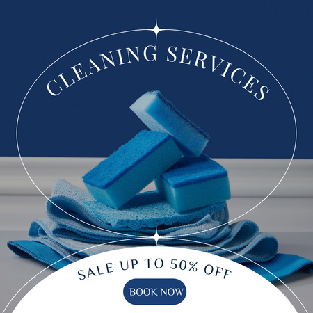 Cleaning Service Discount Offer Instagram Design Template