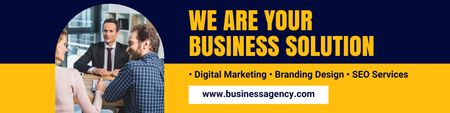 Offer of Digital Marketing Agency Services LinkedIn Cover tervezősablon