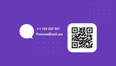 Personal Chat Bot Creation Service Business Card US Design Template