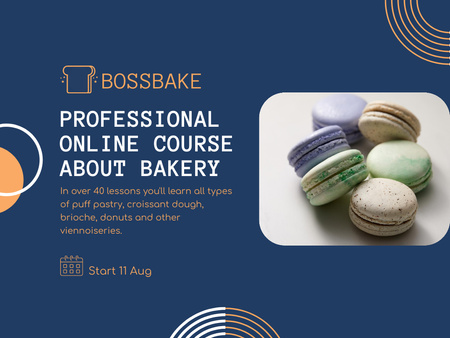 Professional Baking Course Offer Presentation Design Template