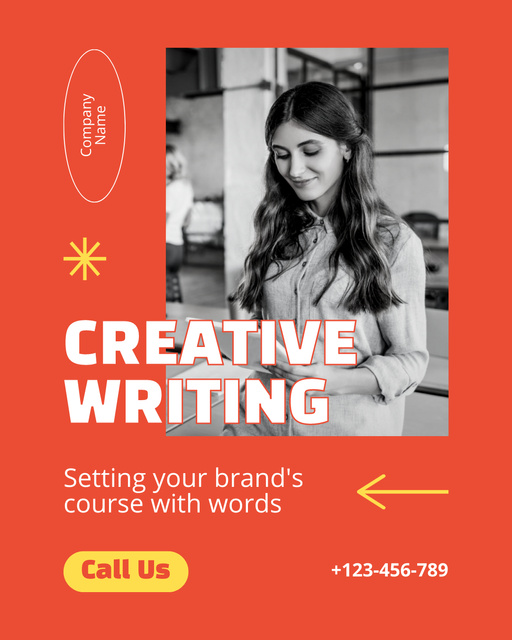Top-notch Writing Service For Brand Development Offer Instagram Post Verticalデザインテンプレート