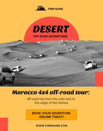 Off-Road Tours Offer Poster 22x28in Design Template
