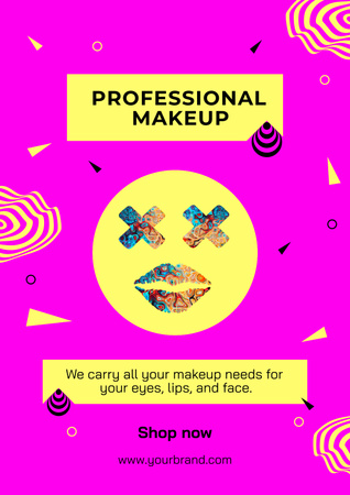 Platilla de diseño Beauty Shop Ad Poster