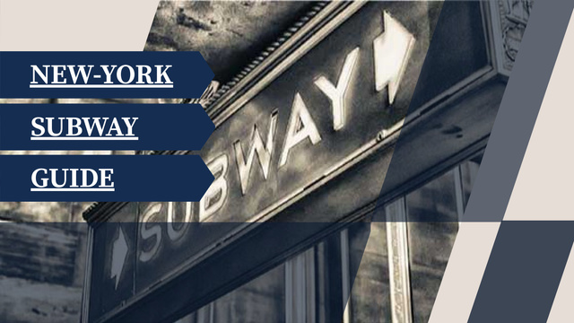 New York subway guide Title 1680x945px Design Template