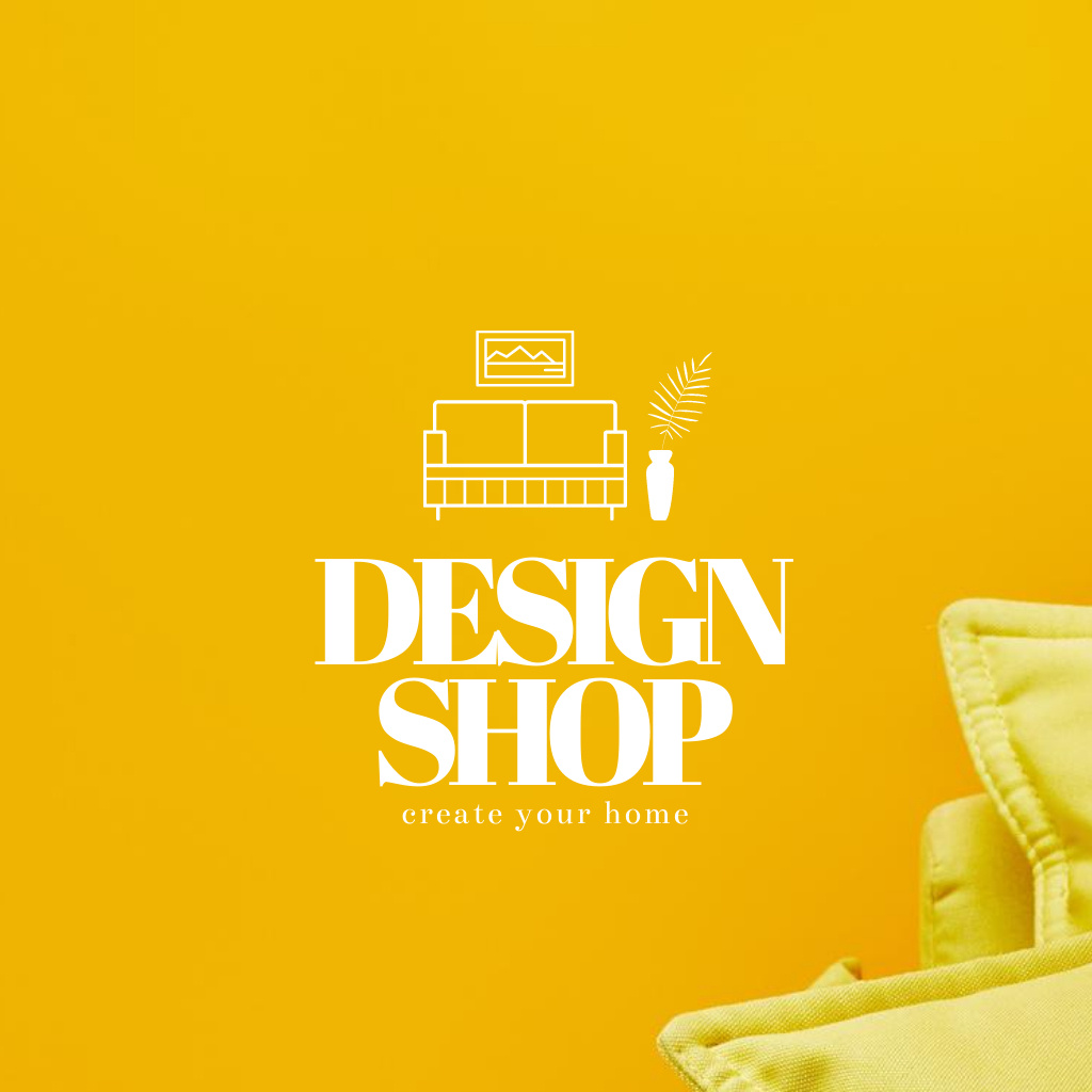 Designvorlage Design Shop logo design für Logo