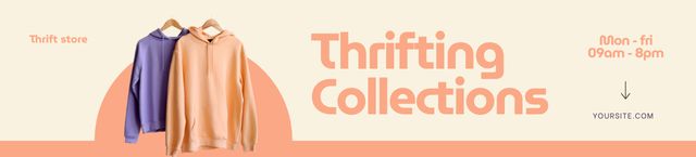 Designvorlage Offer of Fashion Collections für Ebay Store Billboard