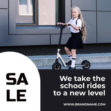 Plantilla de diseño de Oferta especial de scooter para niños Instagram 