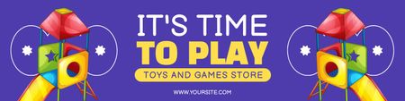 Toys and Games Shop Offer Twitter Design Template