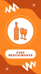 Info about Fast Casual Restaurant with Sketch of Plate