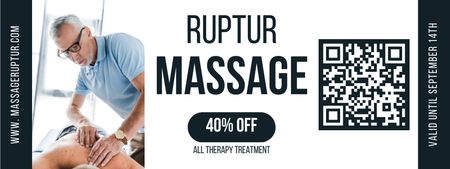Special Offer for Sports Massage Coupon Design Template