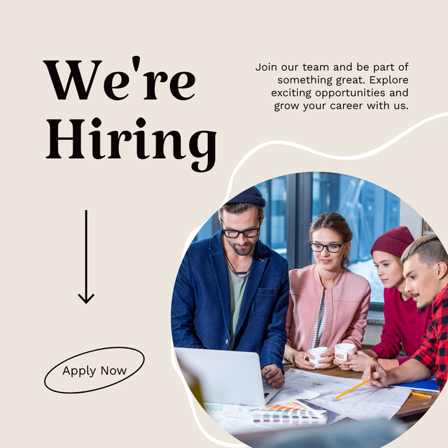 Template di design Career Opportunities Offer with Colleagues Instagram