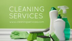 Best Cleaning Services Ad With Gloves