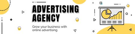 Service of Professional Advertising Agency LinkedIn Cover tervezősablon