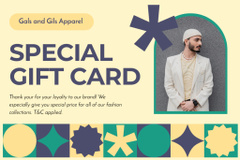 Special Offer with Stylish Handsome Man