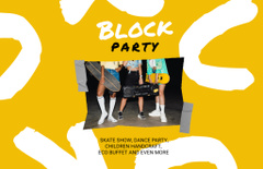 Block Party Ad with Teen Girls